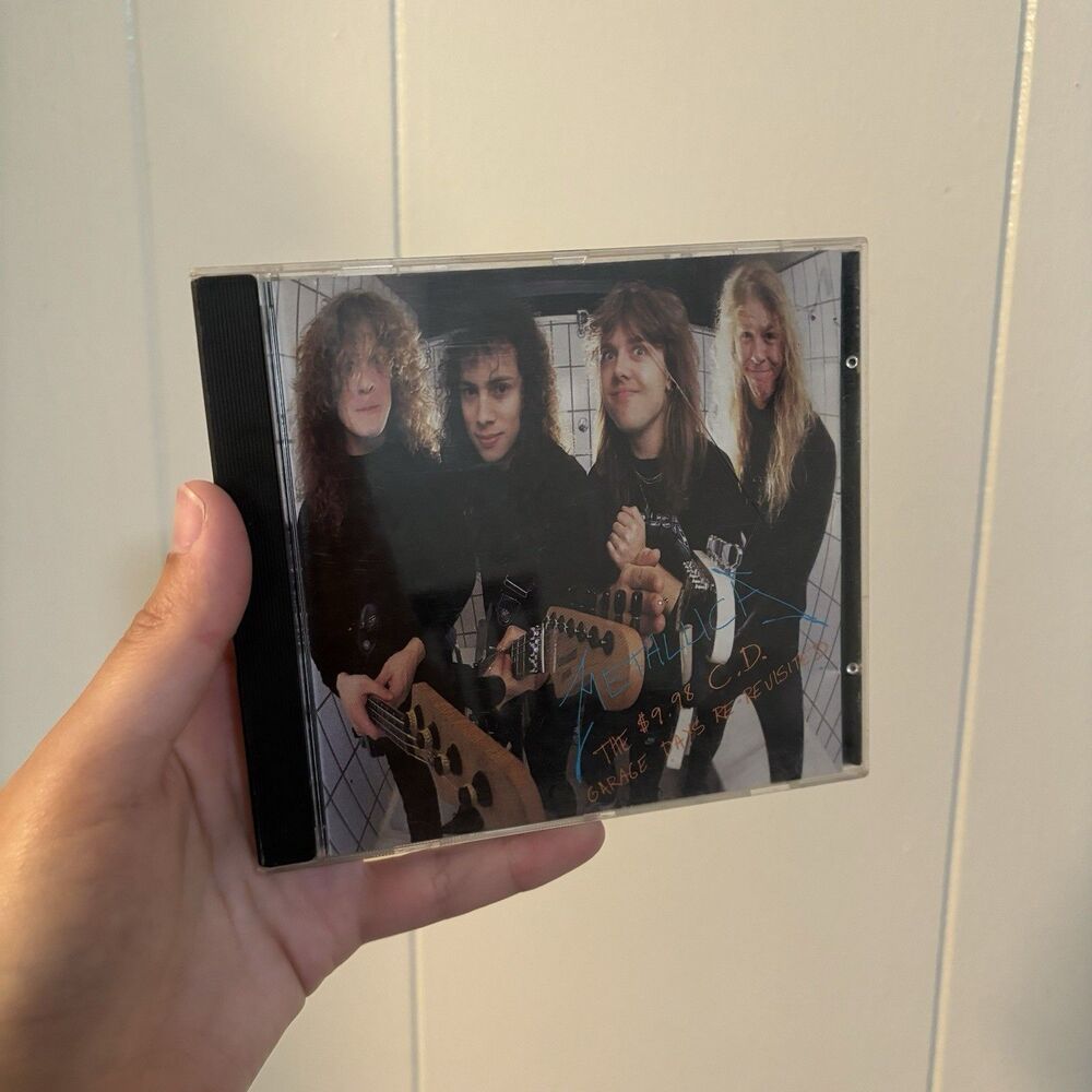 Metallica - The $9.98 E.P.: Garage Days Re-Revisited 1987 Elektra OOP *DMG CASE